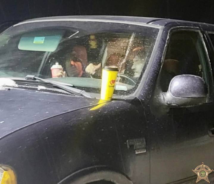 Two males steal merchandise using garbage can in Westville