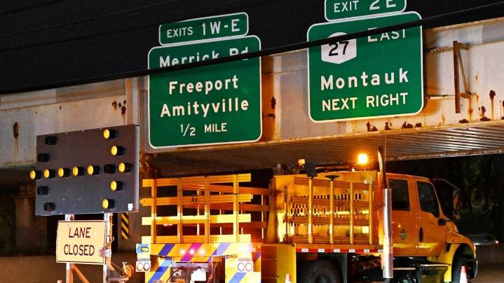 Southbound Seaford Oyster Bay Expressway reopens in Wantagh after hydraulic fuel spill from state truck