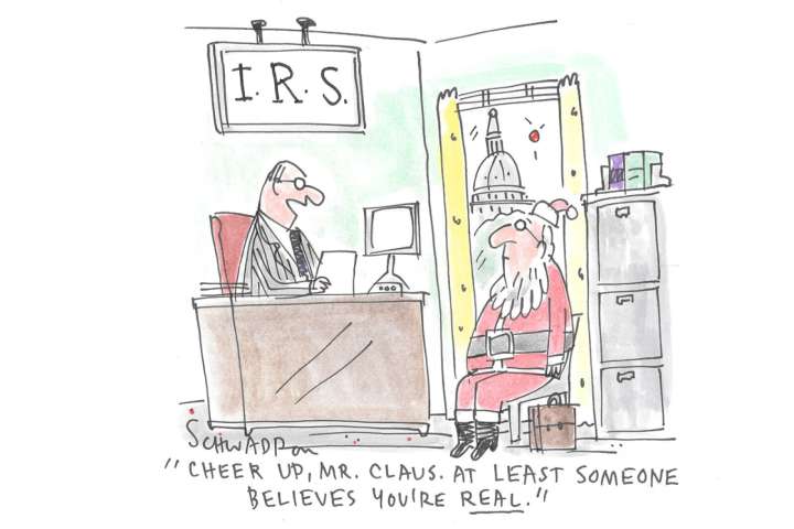 Editorial cartoon for Sunday, Dec. 14, 2025