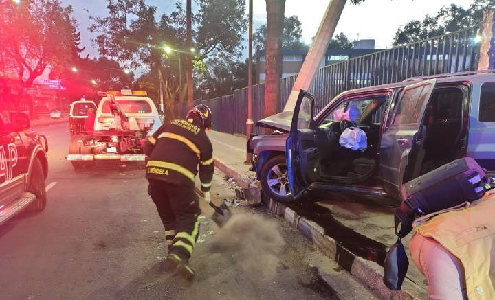 Alertan 4 choques a CDMX