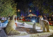 El parque Manuel Barquín se transforma estas Navidades en un paraíso polar