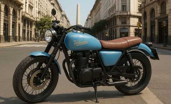 Así es la moto Velocette de Perón modelo 2026, según la Inteligencia Artificial