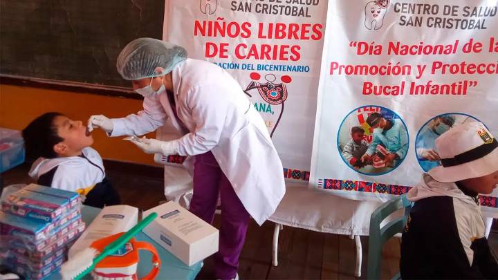 Casi todos los niños ayacuchanos menores de seis años presentan caries dental, advierte la Diresa