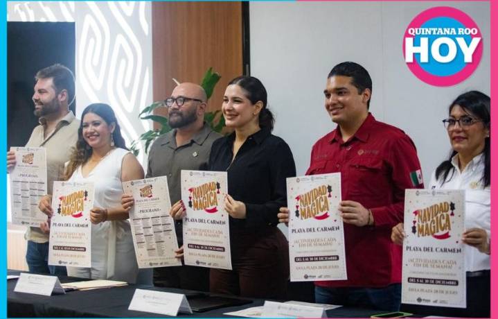 Playa del Carmen se ilumina con festival “Navidad Mágica 2025”