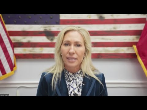 Rep. Marjorie Taylor Greene talks rift with President Donald Trump