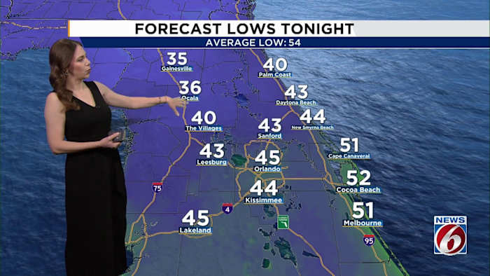 30s & 40s?!?! Central Florida chills out — for a night. Here’s your forecast