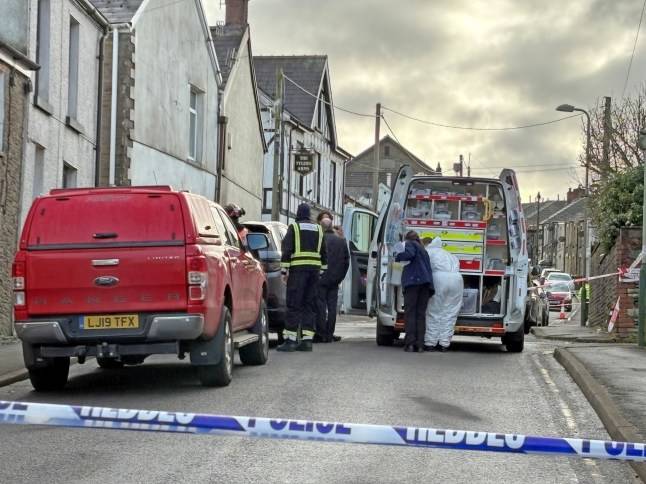 Two dead after garden explosion sparks house fire in Wales