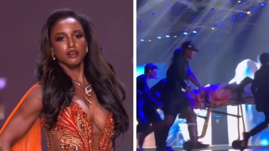 ¿Regresará a casa? Revelan datos impactantes sobre la salud de Miss Jamaica tras su caída en el Miss Universo.