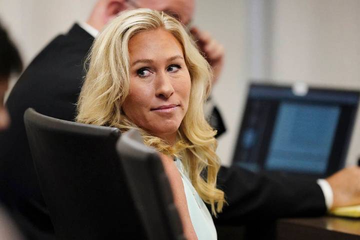 Marjorie Taylor Greene’s resignation media tour is warming up 