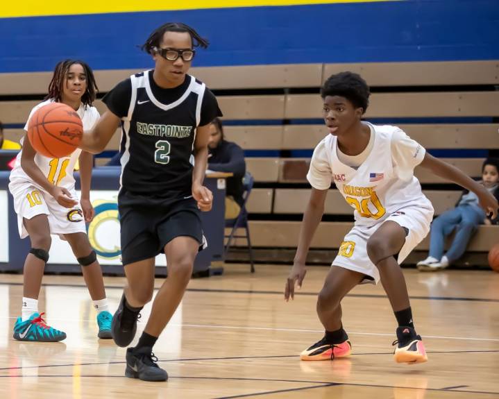 Photo Gallery of the Eastpointe vs. Clinton Township Clintondale boys basketball game