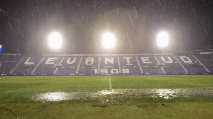 Aplazado el Levante-Villarreal por la alerta roja en Valencia