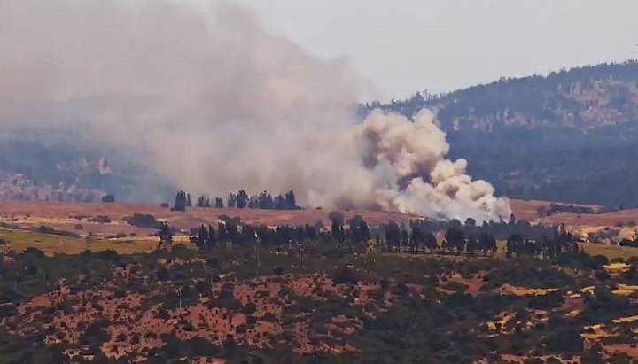 Senapred activa la mensajería SAE y solicita evacuar el sector Panguirosa de Santo Domingo por incendio forestal