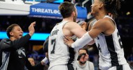 Kornet blocks Wagner's last-second layup as Spurs hold off Magic, 114