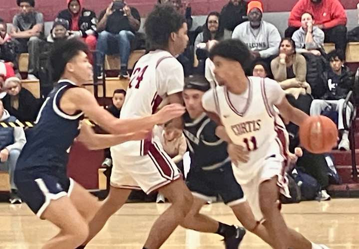 Staten Island HS boys’ hoops: Chris Albano, Charles Gambino flex their muscles as SW takes round 1 from Curtis