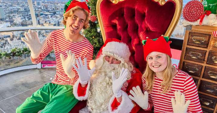 'I visited Santa in the Sky on the London Eye and one twist blew my mind'