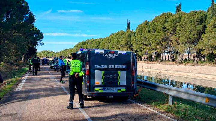 Muere un motorista de 52 años en un accidente de tráfico en Almudévar