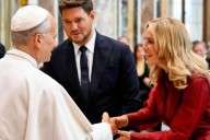 “¡Dios es grande!". Las fotos del emotivo encuentro entre Luisana Lopilato con el Papa León XIV en el Vaticano