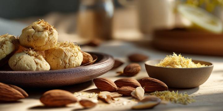 ¿Cómo hacer mazapanes caseros, dulce tradicional de la Navidad, con almendras y limón?