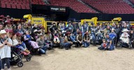 Local kids with special needs bond with NFR cowboys and cowgirls