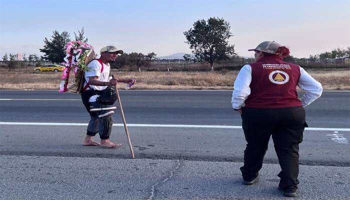 Con operativo especial Edoméx cuida a peregrinos