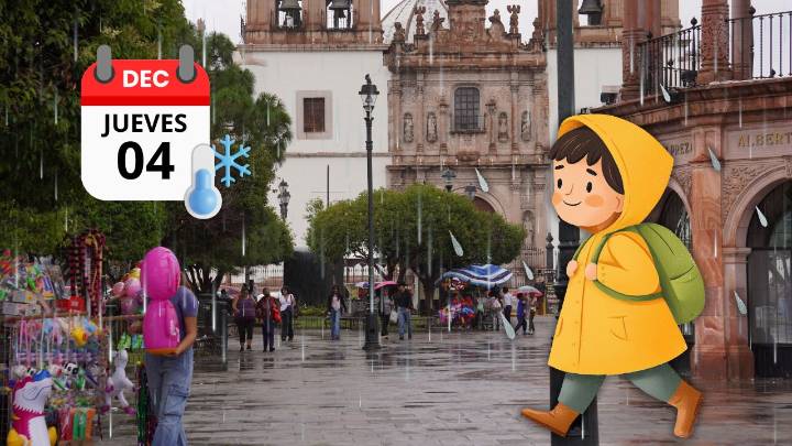 Jueves lluvioso y frío en Durango: el pronóstico de HOY 4 de diciembre, según Conagua