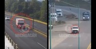 Revelan videos de persecuciones policiacas en Michoacán para recuperar autos robados