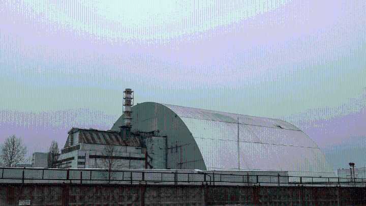 How the now-damaged Chernobyl nuclear plant protective ‘shield’ was built to block radiation
