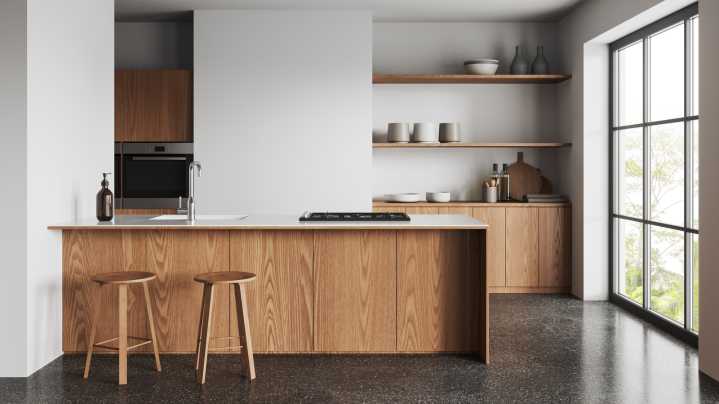 Turn Dead Space Under Your Kitchen Island Into Extra Storage With This Clever DIY