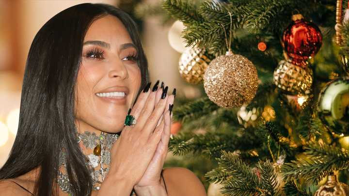 Kim Kardashian Shares Sexy Christmas Photo Shoot