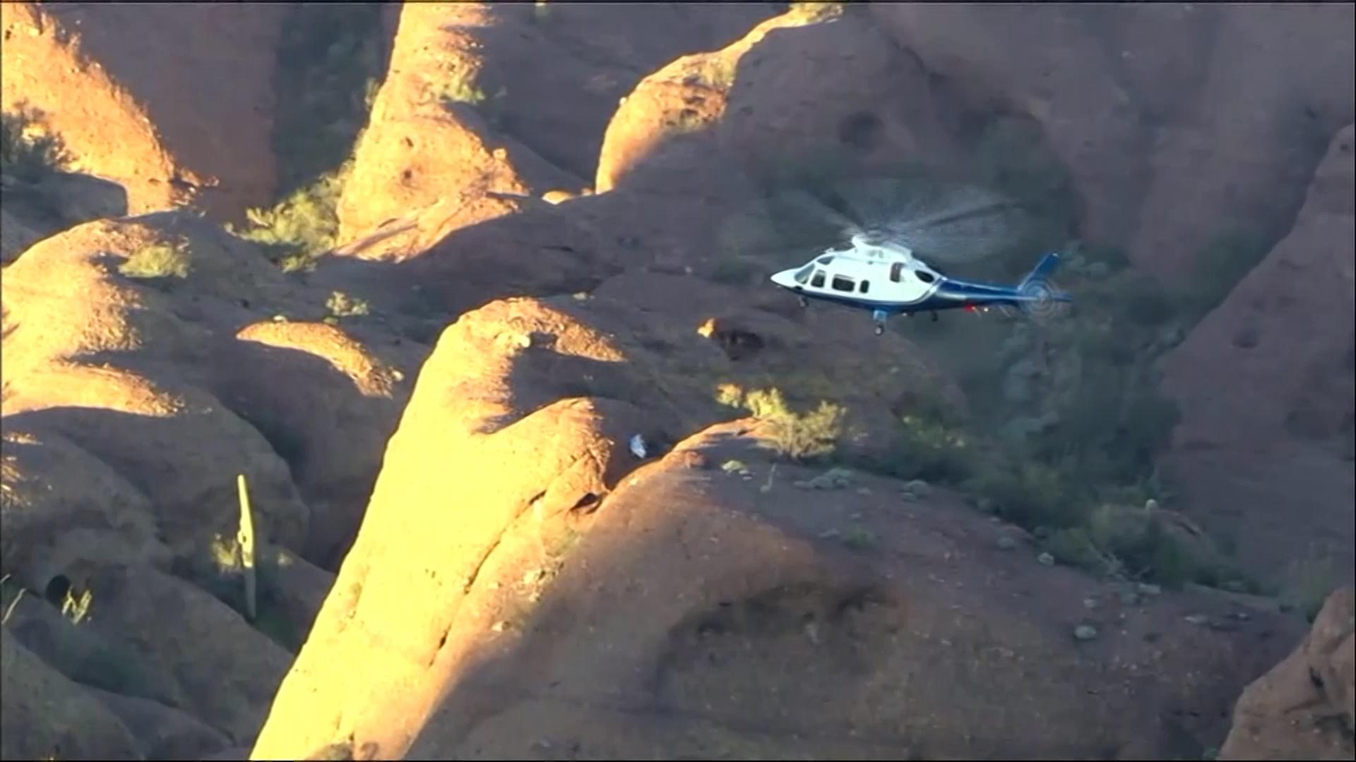 Crews rescue man stuck overnight on closed Echo Canyon Trail