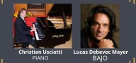 Último concierto del año de Usciatti junto a Debevec Mayer en el Club Social