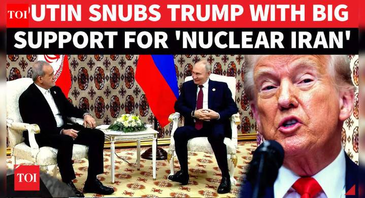 'We Are With You': Putin STUNS Trump With OPEN SUPPORT For Iran Nuclear Program