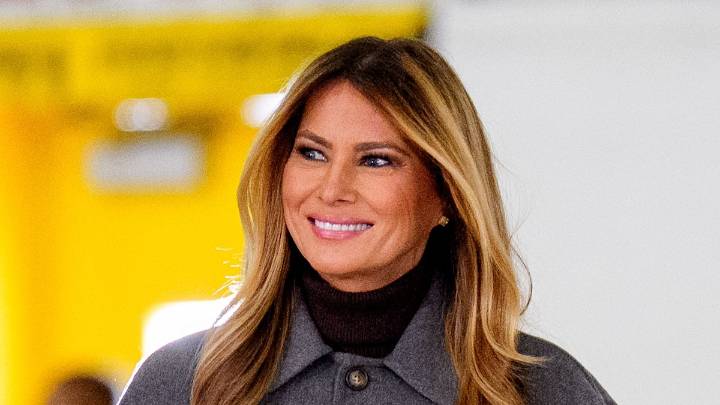 Melania Trump turns heads in chic winter look for Santa Claus outing