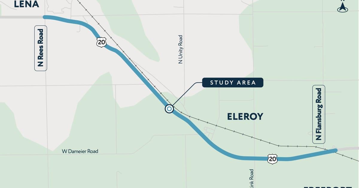 Stephenson County residents invited to virtual meeting on proposed US 20 improvements