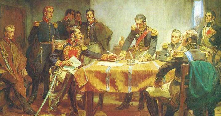 Conferencias por la batalla de Ayacucho, hoy en Casa Cultural Manuelita Sáenz, de Lima