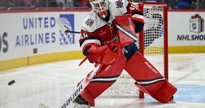 Thompson earns his 100th win as Capitals down Blue Jackets 2