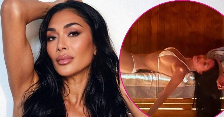 Nicole Scherzinger Flaunts Her Assets in Tiny White Bikini During Steamy Beach Getaway: Photos