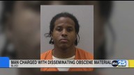 Man charged with disseminating obscene material