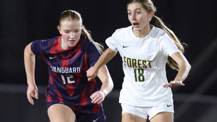 See the photos! Vanguard girls soccer takes on Forest at Booster Stadium