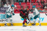 Macklin Celebrini helps Sharks earn rare win over Hurricanes - The Rink Live | Coverage of youth, junior, high school and college hockey