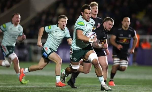 El try del bahiense Joaquín Moro en su debut en la Champions Cup