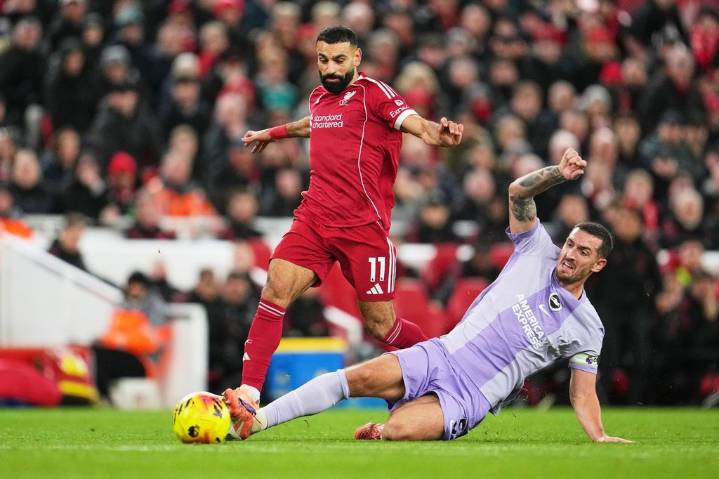 Salah returns to help Liverpool beat Brighton in Premier League. Palmer scores in Chelsea win