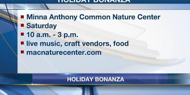 Holiday Bonanza coming up at Minna Anthony Common Nature Center