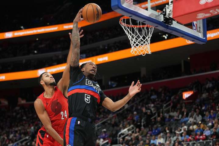 Cade Cunningham has 29 points in Pistons win over Trail Blazers