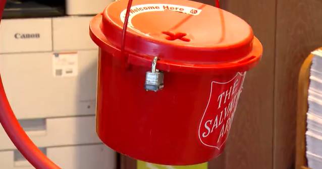 Salvation Army reports red kettle stolen from west side grocery store