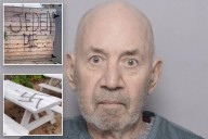 Geezer who terrorized Jewish-owned businesses with Nazi graffiti given slap on the wrist