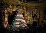 America’s tallest singing Christmas tree returns to West Michigan this week