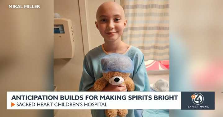 'Making Spirits Bright' brings holiday joy to young cancer patient at Sacred Heart Children's Hospital