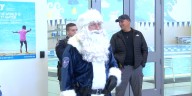 EPD & Evansville Parks team up for annual ‘Santa Swim’