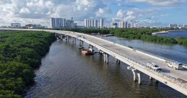 Puente Nichupté alcanza 90% y se perfila como nueva vía clave en Quintana Roo: ¿Cuándo se inaugura y a quiénes beneficiará?